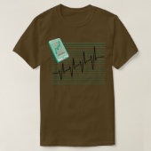 Handelsbemiddeling in aandelen EKG 1 T-shirt (Design voorkant)