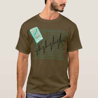 Handelsbemiddeling in aandelen EKG 1 T-shirt