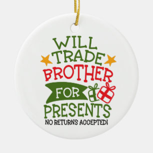 Handelsbemiddeling in Cadeaus   Aangepaste fotofin Keramisch Ornament