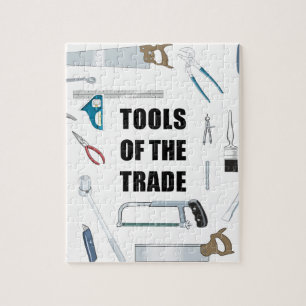 Handelsinstrumenten: Hardware die door de handyman Legpuzzel