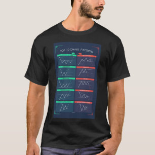 Handelskaartenpatronen om uw handel te verbeteren t-shirt