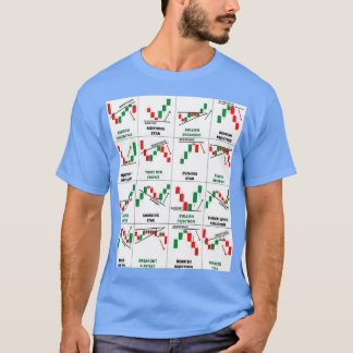 Handelskaartenpatronen T-shirt