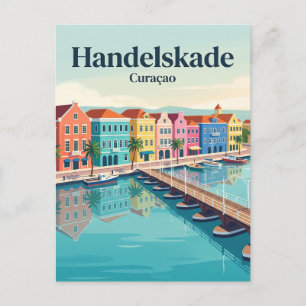 Handelskade, Willemstad Waterfront Curaçao Briefkaart