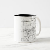 Handelsmeer Wisconsin - Mok van de Lake Map (Voorkant rechts)