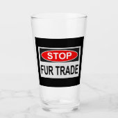 Handelsmerk stoppen rood glas (Voorkant)