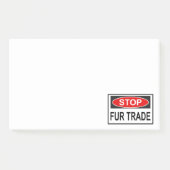 Handelsmerk stoppen rood post-it® notes (Voorkant)