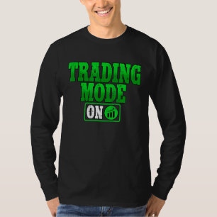 Handelsmodus op crypto Blockchain Trader T-shirt