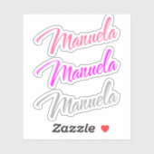 Handelsnaam decoratief x3 sticker (Vel)