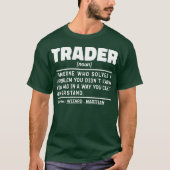 Handelsnaam Definitie Stock Market Medewerker Cool T-shirt (Voorkant)