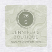 Handelsnaam Kledinggrootte Labels Marmer (Design 1)