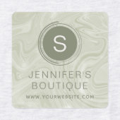 Handelsnaam Kledinggrootte Labels Marmer (Design 1)