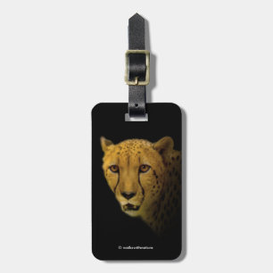 Handelspans met een Magnificante Cheetah Bagagelabel