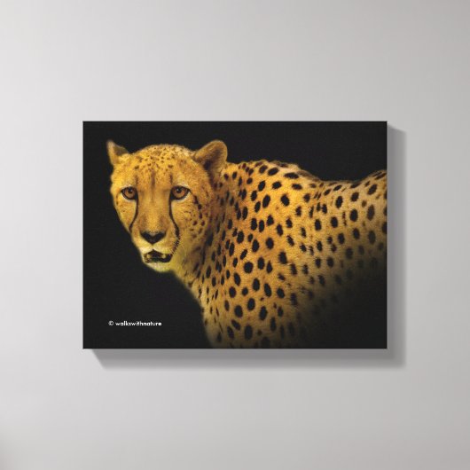 Handelspans met een Magnificante Cheetah Canvas Afdruk (Voorkant)