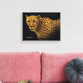 Handelspans met een Magnificante Cheetah Canvas Afdruk (Insitu (Woonkamer))