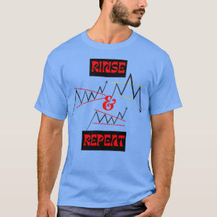handelsportefeuille en aandelenindex Rinse en Repo T-shirt