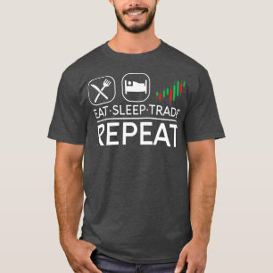 Handelspostopties voor effectenbeurzen t-shirt