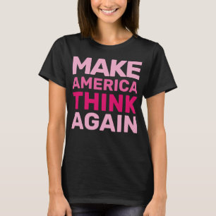 Handen af van beweging maken Amerikaanse denken op T-shirt