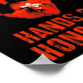 Handen af van Hong Kong China-protest verzet zich Poster (Hoek)