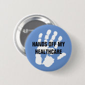 Handen af van mijn Healthcare Design Button (Voorkant /achterkant)