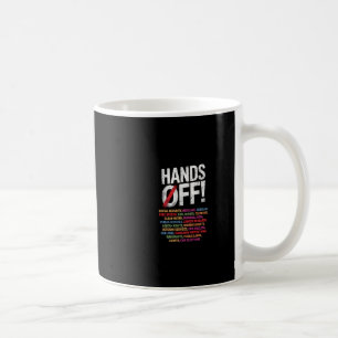 Handen af van mijn sociale zekerheid 2025 protest koffiemok