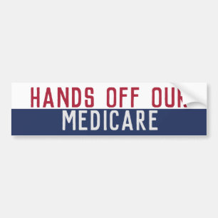 Handen af van onze Medicare Bumpersticker