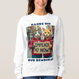 Handen af van onze politieke democratie trui