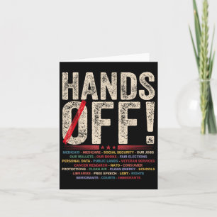 Handen af van protest - onprecedented acties - han kaart