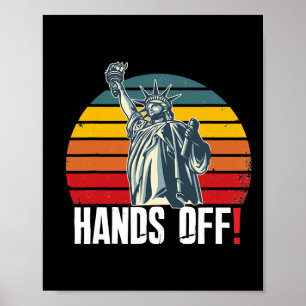 Handen af van verzet redden democratie en SOC Poster