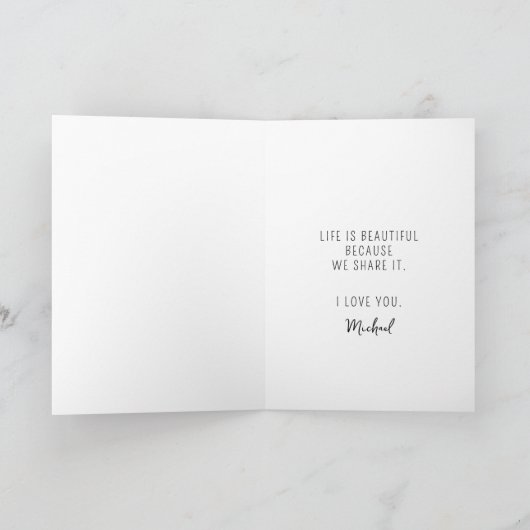 Handen bij elkaar sinds Jubileum Kaart (Binnen)