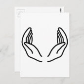 Handen Briefkaart (Voorkant / Achterkant)