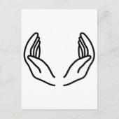 Handen Briefkaart (Voorkant)