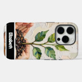 Handen die een zaailing Plant in handen houden Case-Mate iPhone Case (Achterkant (horizontaal))