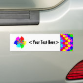  handen en puzzelstukjes bumpersticker (Op auto)