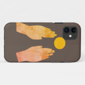 Handen en zon Case-Mate iPhone case (Achterkant (horizontaal))