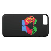 Handen hart met Eritrese vlag Case-Mate iPhone Case (Achterkant (Horizontaal))