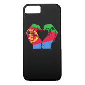 Handen hart met Eritrese vlag Case-Mate iPhone Case (Achterkant)