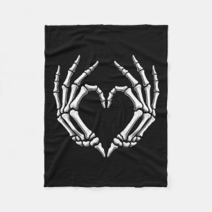 Handen Hart Teken Retro Halloween Kostuum Vrouwen Fleece Deken