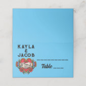 Handen in het huwelijk Tattoo bruiloft (Buitenkant ongevouwen)