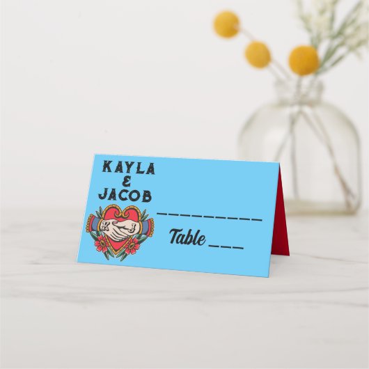 Handen in het huwelijk Tattoo bruiloft (Voorkant)