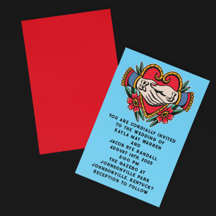 Handen in het huwelijk Tattoo bruiloft Kaart