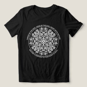 Handen in het vuil, hoofd in de zon, tuinieren Tri-Blend shirt