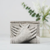 Handen in Prayer Briefkaart (Staand voorkant)