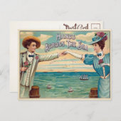  handen over het Zee Briefkaart (Voorkant / Achterkant)