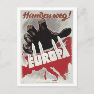 Handen uit! (1943)_Poster-Propaganda Briefkaart