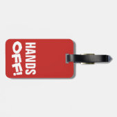 HANDEN UIT! BAGAGELABEL (Achterkant horizontaal)