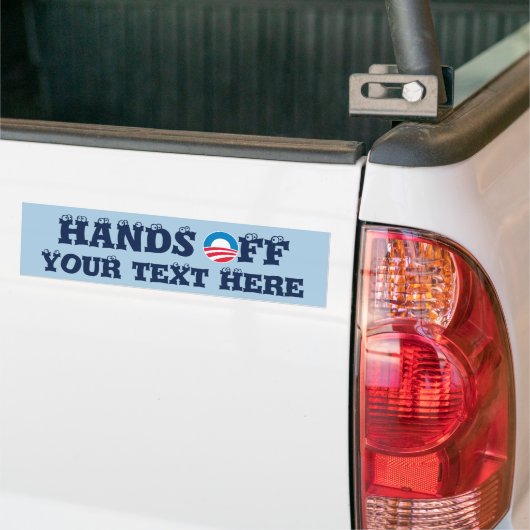Handen uit: Creëer Uw eigen Bumpersticker (Op Truck)