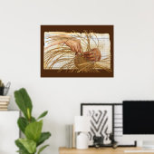 Handen van de kelder poster (Thuiskantoor)