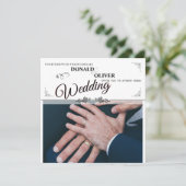 Handen van een Gay Bruiloft Paar met Ringen (Staand voorkant)