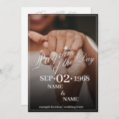 Handen van een gekleurd bruiloft paar met ring (Voorkant / Achterkant)