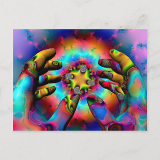 Handen van een tovenaar briefkaart